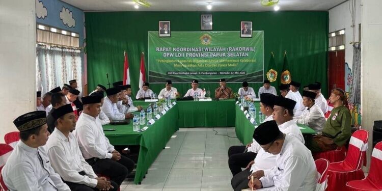 Rakorwil LDII Papua Selatan Fokus Tingkatkan Kinerja Organisasi