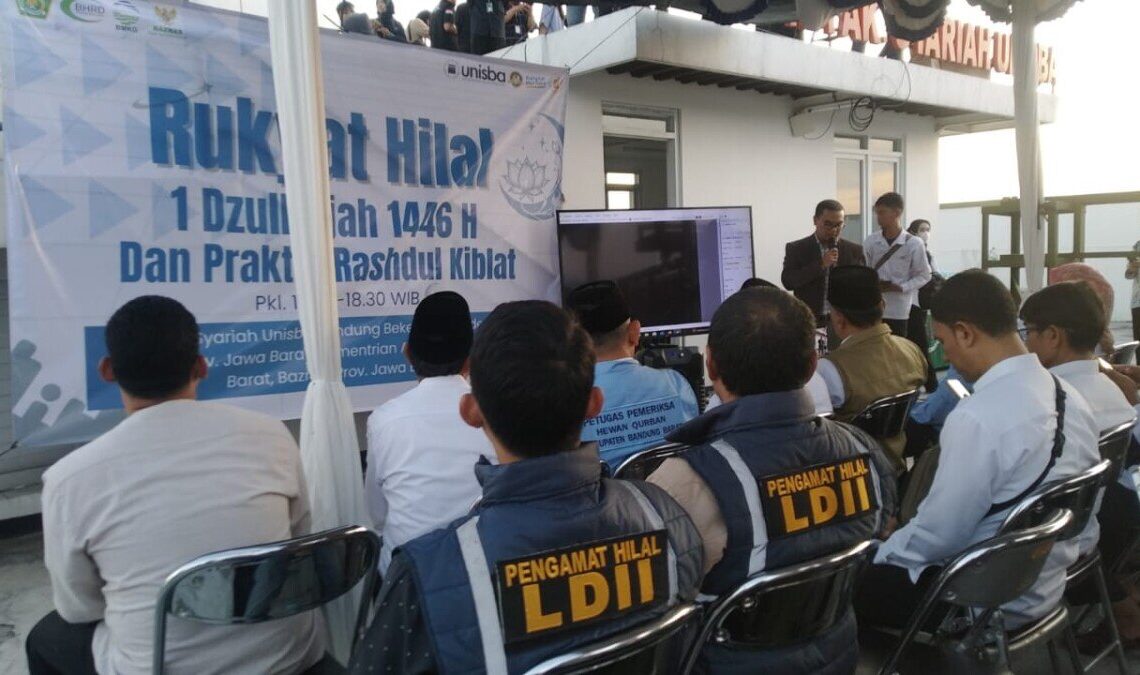LDII Kota Bandung Ikuti Pengamatan Hilal 1 Zulhijah 1446 H