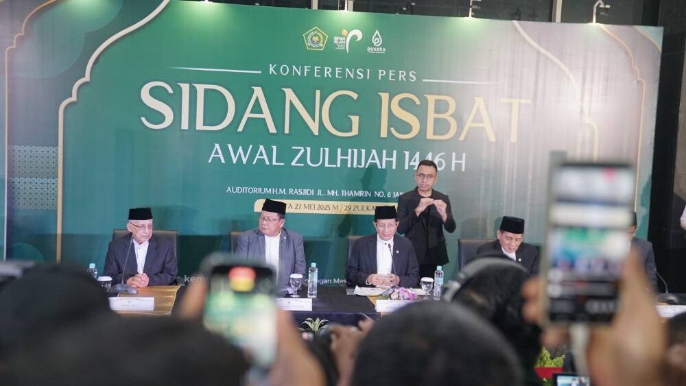 Kemenag Tetapkan 1 Zulhijah 1446 H Jatuh Pada Rabu 28 Mei 2025