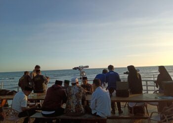 LDII Bengkulu Berpartisipasi Amati Hilal di Pantai Panjang