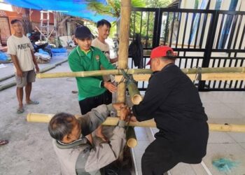 Jelang Idul Adha, Warga LDII Bukittinggi Gotong Royong Siapkan Lokasi Kurban