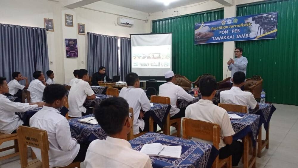 Ponpes Tawakkal Kerja Sama dengan LDII Jambi Helat Pelatihan Jurnalistik