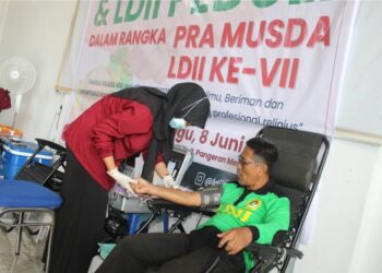 Jelang Musda VII, LDII Paser Gelar Aksi Donor Darah untuk Kemanusiaan