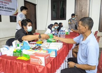 HUT Bhayangkara ke-79, LDII dan Polresta Manokwari Helat Pengobatan Gratis