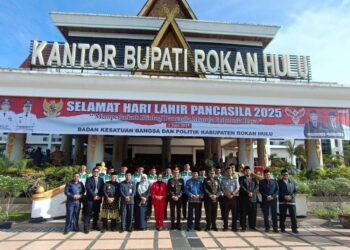 LDII Rokan Hulu Ikuti Upacara Hari Lahir Pancasila Bersama Pemerintah Daerah