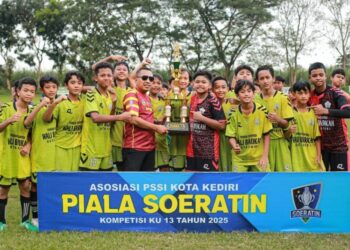 Putra Utama Wali Barokah Juara Piala Soeratin U-13, Wakili Kota Kediri di Tingkat Provinsi