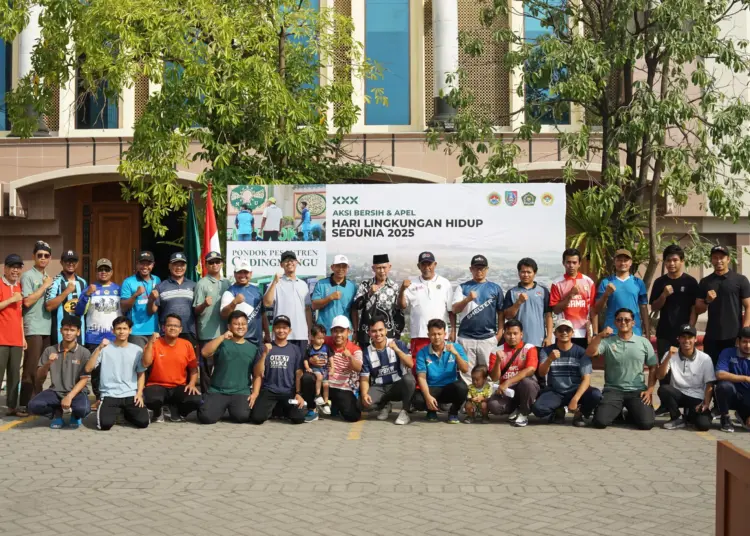 Hari Lingkungan Hidup Sedunia, Ponpes Gadingmangu Helat Aksi Bersih Lingkungan