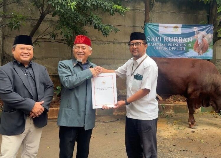 DPP LDII dan Ponpes Wali Barokah Terima Bantuan Sapi Kurban dari Presiden dan Wakil Presiden