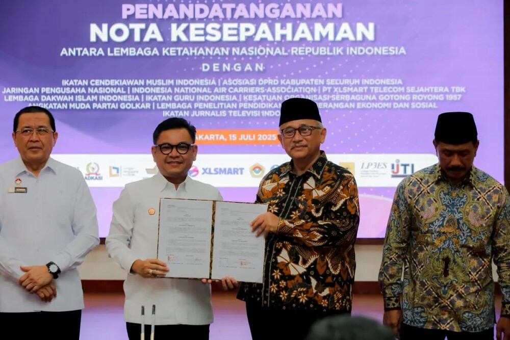LDII dan Lemhannas RI Teken MoU, Perkuat Sinergi Jaga Ideologi Bangsa