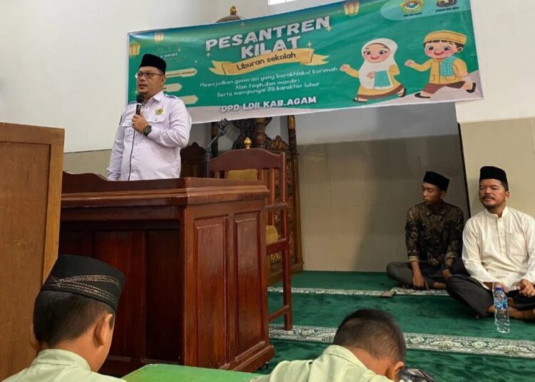 Kepala Kemenag Agam Buka Pesantren Kilat Liburan Sekolah LDII Agam