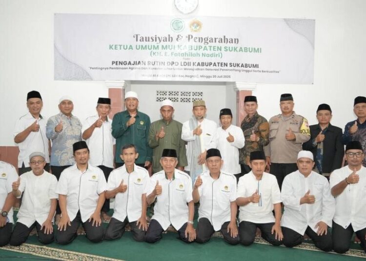 LDII Sukabumi Gandeng MUI Bahas Pembinaan Generasi Muda dalam Pengajian Rutin