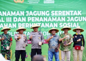 LDII Kota Bogor Dukung Program Ketahanan Pangan Polri di Rancamaya