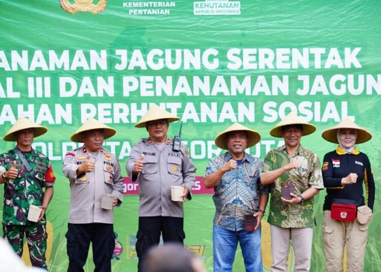 LDII Kota Bogor Dukung Program Ketahanan Pangan Polri di Rancamaya