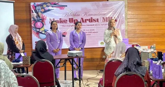 LDII Sleman Gelar Pelatihan Tata Rias Gandeng Merek Lokal Halal