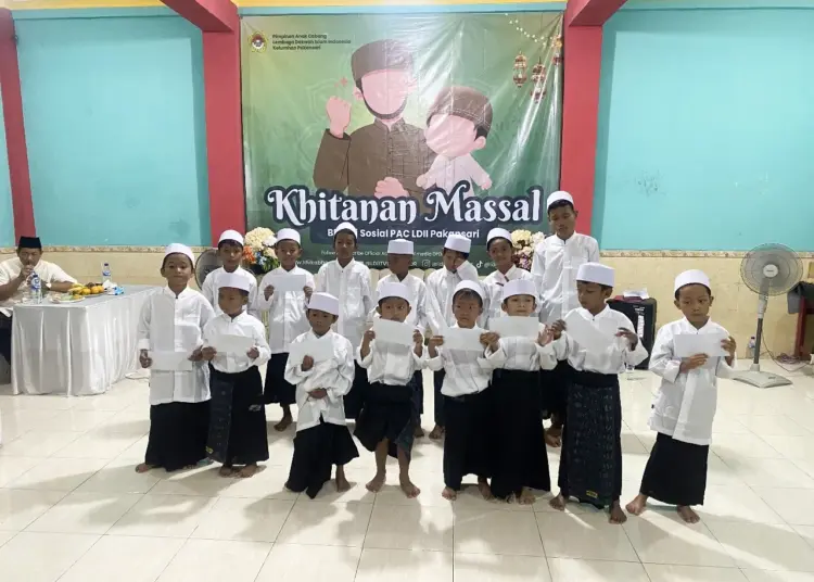 Ringankan Beban Warga, LDII Pakansari Helat Khitanan Massal
