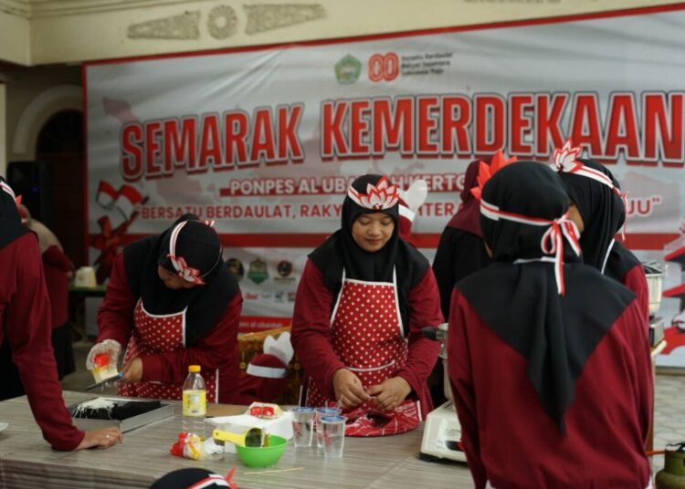 Semarakkan HUT ke-80 RI, Ponpes Al Ubaidah Gelar Lomba Memasak Umbi-umbian