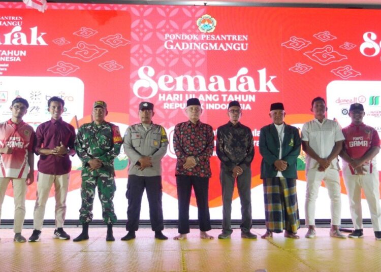 Rayakan HUT RI, Santri Ponpes Gadingmangu Ikuti Lomba 29 Karakter Luhur