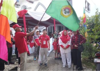 Sambut HUT RI, Warga LDII Arcamanik Gelar Jalan Santai dan Bazar