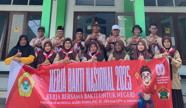 SAKO SPN Gunungkidul Gelar Kerja Bakti Sambut HUT RI ke-80