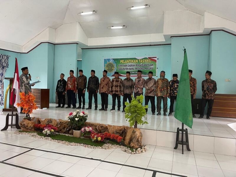 Dukung Sinergi Antarormas, LDII Buru Hadiri Pelantikan PERSIS Kabupaten Buru