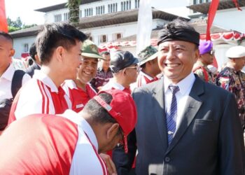 LDII Hadiri Pembagian Bendera Merah Putih oleh Gubernur Jawa Barat