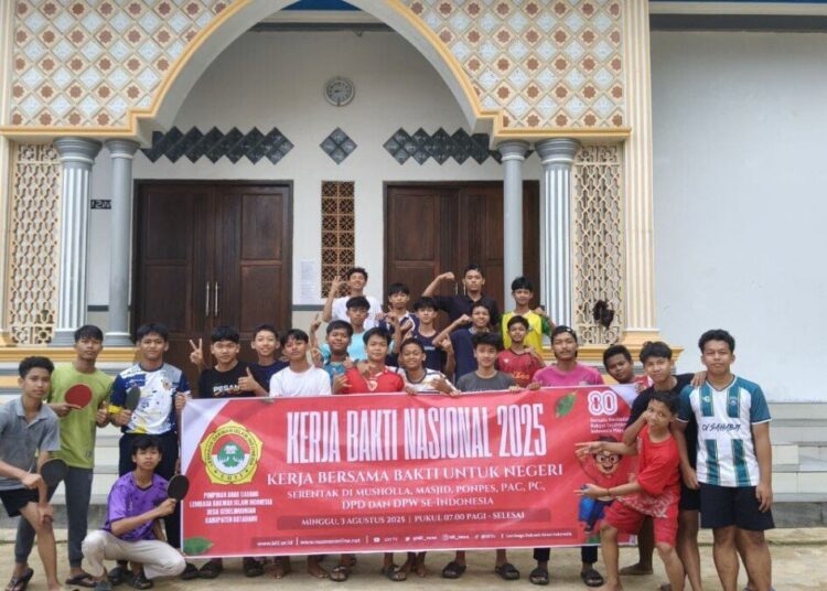 DPD LDII Kotabaru Gelar Kerja Bakti Sambut HUT RI ke 80