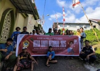 Tumbuhkan Nasionalisme, LDII Maluku Utara Gelar Kerja Bakti Serentak