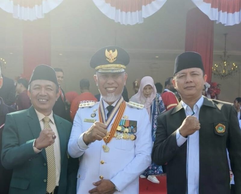 LDII Sumbar Hadiri Undangan Upacara HUT ke-80 RI di Istana Gubernur