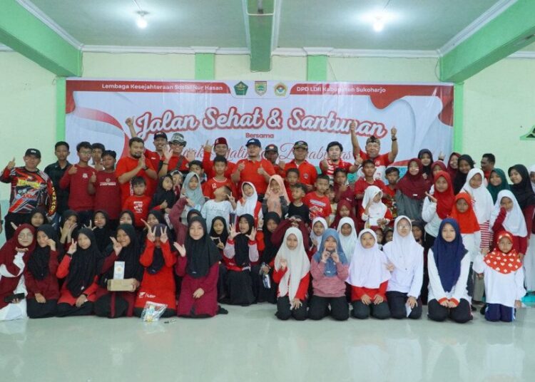 LKS Nur Hasan dan LDII Sukoharjo Gelar Jalan Sehat, Meriahkan HUT RI ke-80