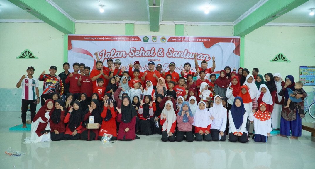 LKS Nur Hasan dan LDII Sukoharjo Gelar Jalan Sehat, Meriahkan HUT RI ke-80