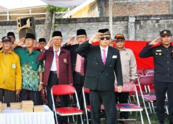 LDII Pedan Hadiri Upacara Penurunan Bendera HUT ke-80 RI