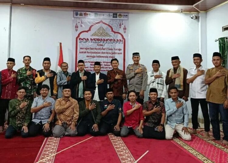 LDII Tana Toraja Helat Doa Kebangsaan, Rajut Harmoni di Malam Kemerdekaan