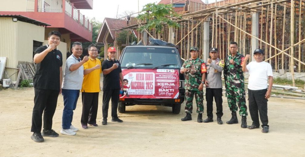 Ponpes Al Amaanah LDII Karanganyar Gelar Kerja Bakti Serentak