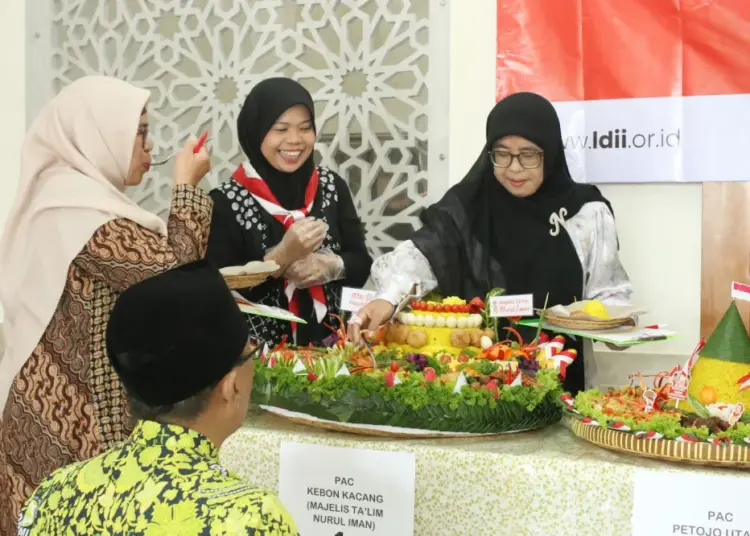 LDII Gambir Meriahkan HUT ke-80 RI dengan Lomba Kreasi Tumpeng Nusantara
