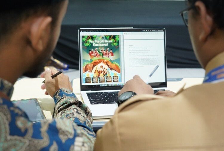 Ketika AI Bertemu Akhlak, Siswa Budi Utomo Gadingmangu Lukis Karakter Luhur Lewat Desain Digital