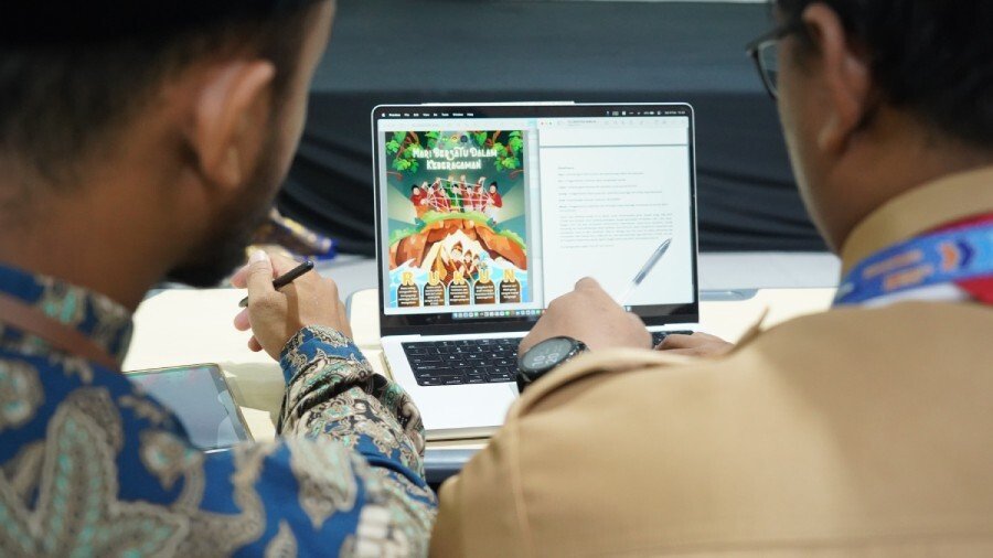 Ketika AI Bertemu Akhlak, Siswa Budi Utomo Gadingmangu Lukis Karakter Luhur Lewat Desain Digital