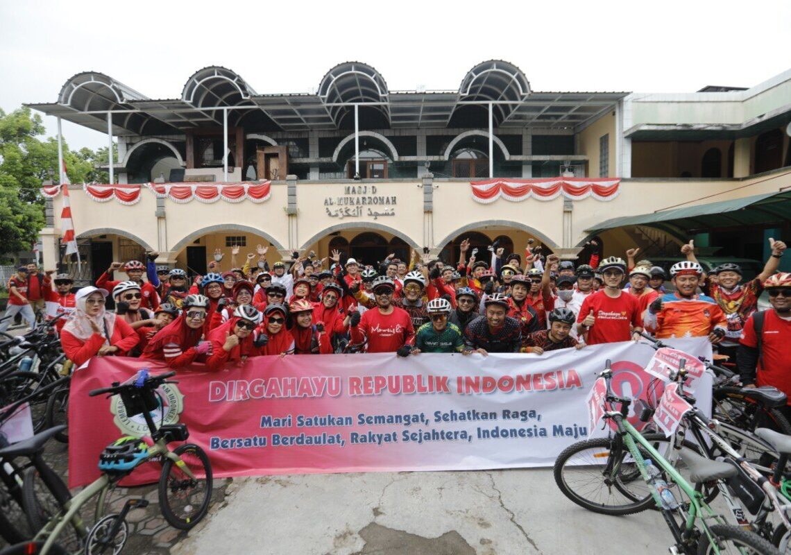 LDII Cimahi Gelar Gowes Kemerdekaan Rayakan HUT RI ke-80