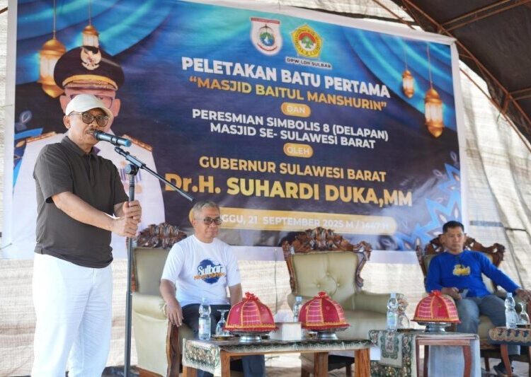 Gubernur Sulbar Resmikan 9 Masjid Naungan LDII untuk Sarana Tingkatkan Iman dan Takwa
