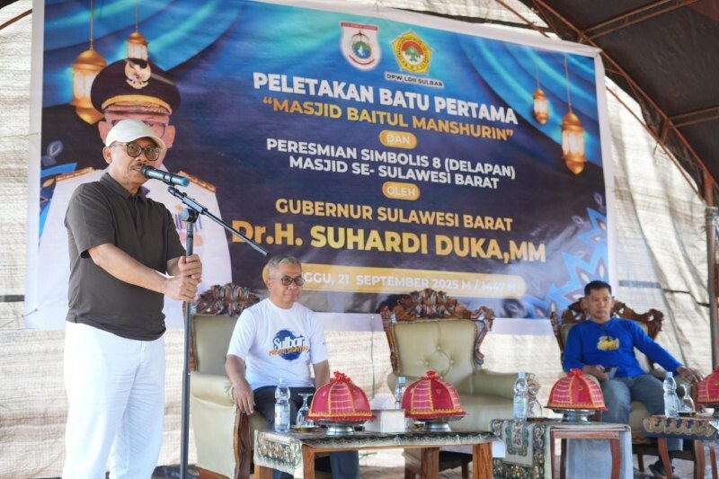 Gubernur Sulbar Resmikan 9 Masjid Naungan LDII untuk Sarana Tingkatkan Iman dan Takwa