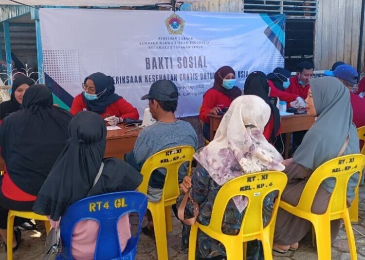Gelar Cek Kesehatan Gratis, LDII Tarakan Timur Sasar Lansia