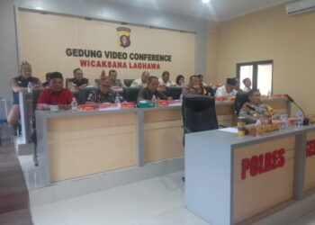 LDII Seruyan Ikuti Diklat Kepemimpinan Polri Online di Polresta Seruyan