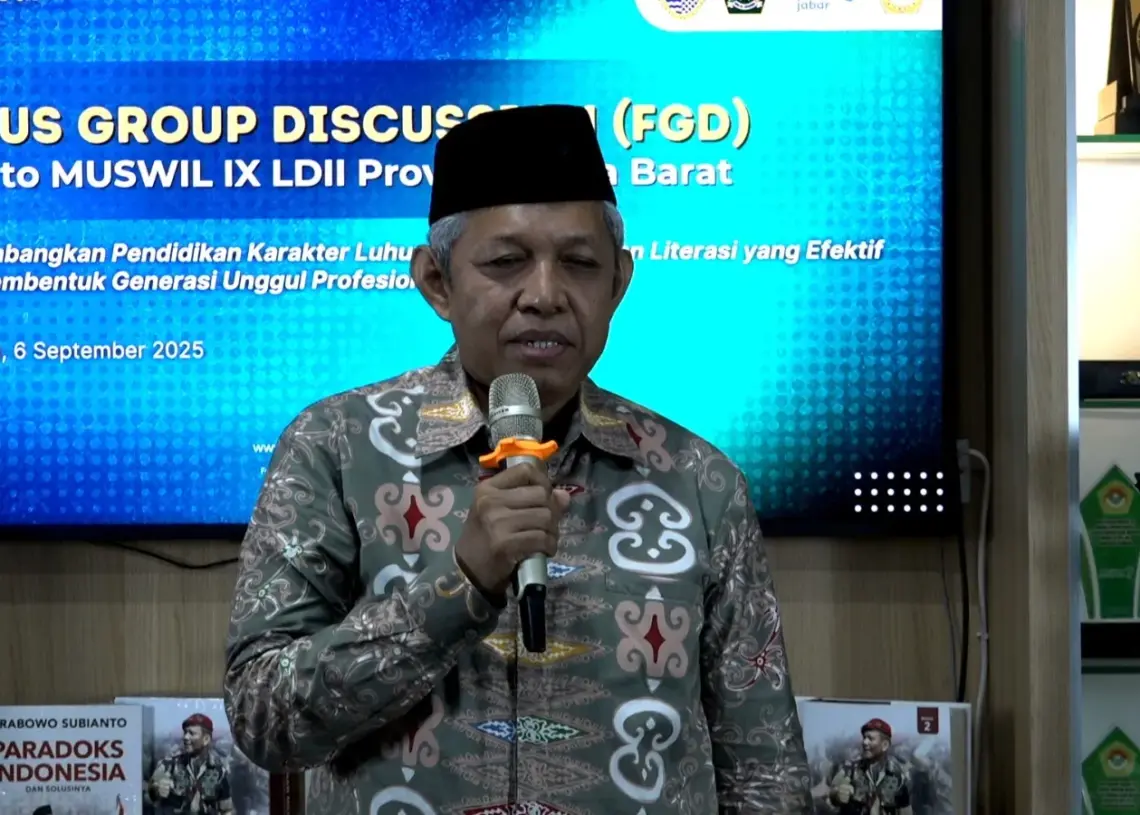 Kemenag Tekankan Pentingnya Pendidikan Karakter dalam FGD DPW LDII Jabar