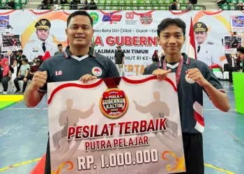 Pesilat Persinas ASAD Balikpapan Raih Medali Piala Gubernur Kaltim 2025