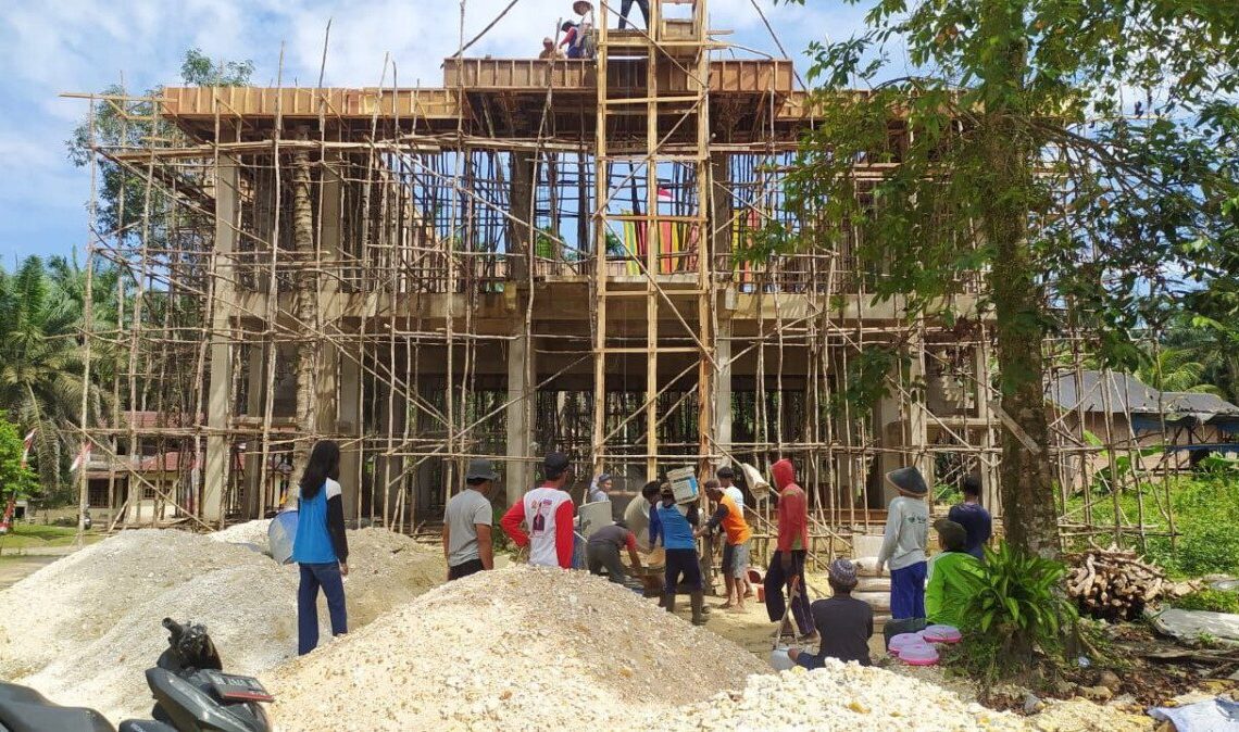 LDII Suka Damai dan Warga Gotong-Royong Bangun Masjid