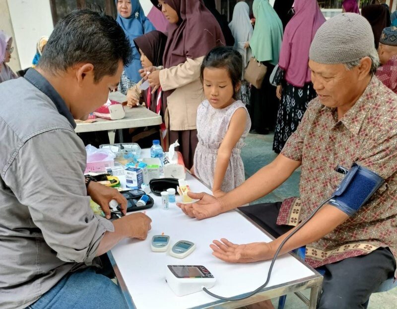LDII Kutim Gelar Pengajian dan Cek Kesehatan untuk Lansia bersama FKKI