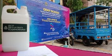 Ponpes Gadingmangu, Kemenag, dan DLH Helat Gerakan Sampah Jadi Sedekah