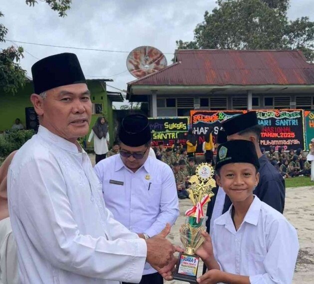 Santri Ponpes Al Fathu Juara 3 Lomba Pidato Keagamaan Tingkat Kabupaten Rejang Lebong