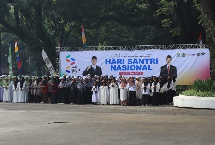 DPD LDII Kota Bandung Hadiri Apel Hari Santri Nasional 2025 di Plaza Balai Kota