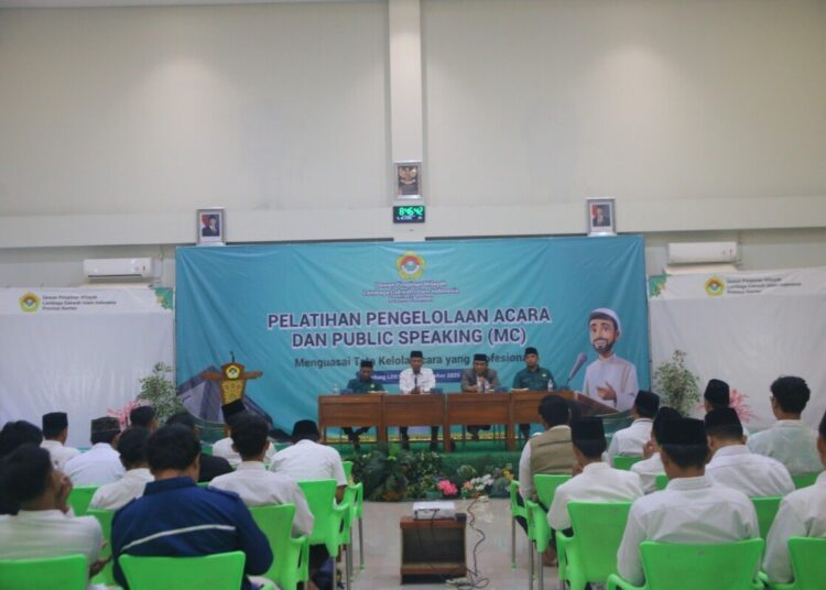 Siapkan Regenerasi, LDII Banten Gelar Pelatihan Pengelolaan Acara dan Public Speaking bagi Kader Muda
