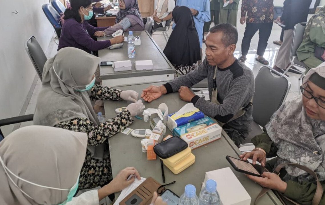 LDII Gunungkidul Gelar Cek Kesehatan Gratis di Karangmojo